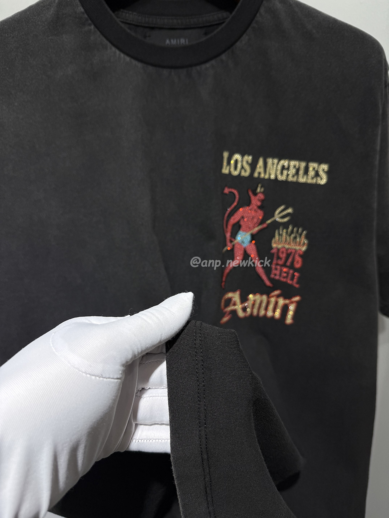 Amiri Cotton Crystal Sinners T Shirt (7) - www.newkick.vip